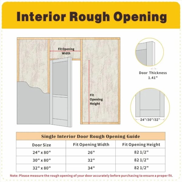 30" X 80" French Interior Door